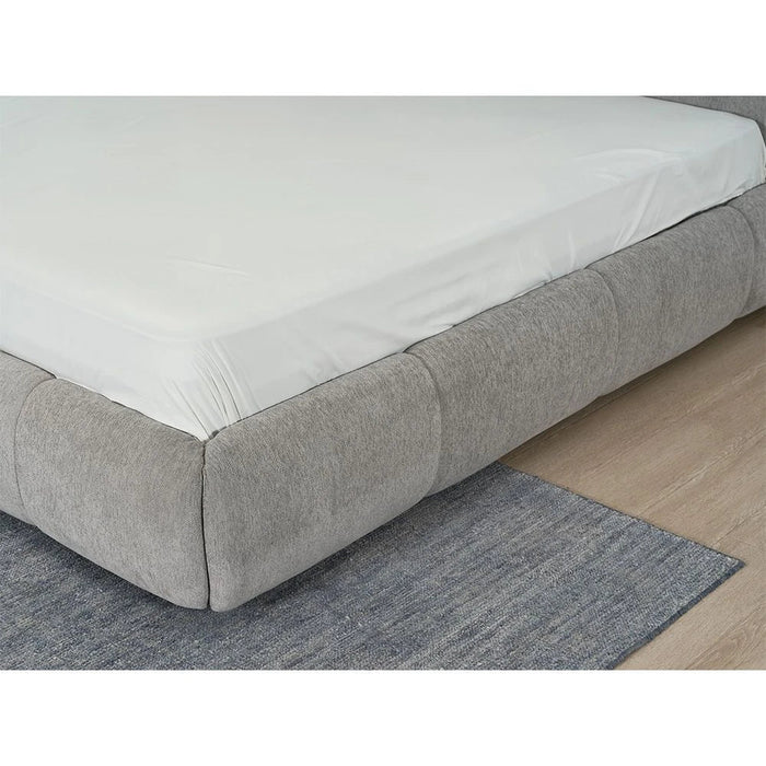 Ian 180X200 King Bed With Headboard storage-æLight Grey