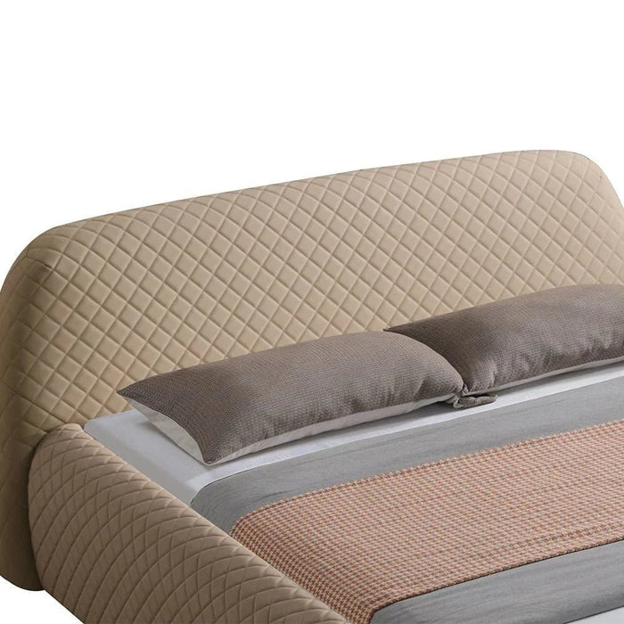 Michael 160x200 Upholstered Queen Bed-Brown