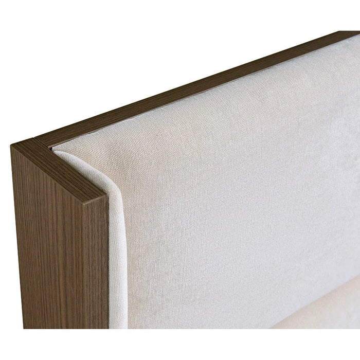 Allison 120x200 Floating Young Bed with LED - Beige/Natural Oak - With 2-Year Warranty