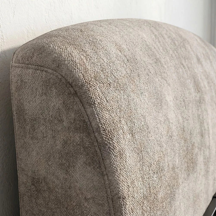 Boat 180 X 200 Upholstered King Bed-Brown