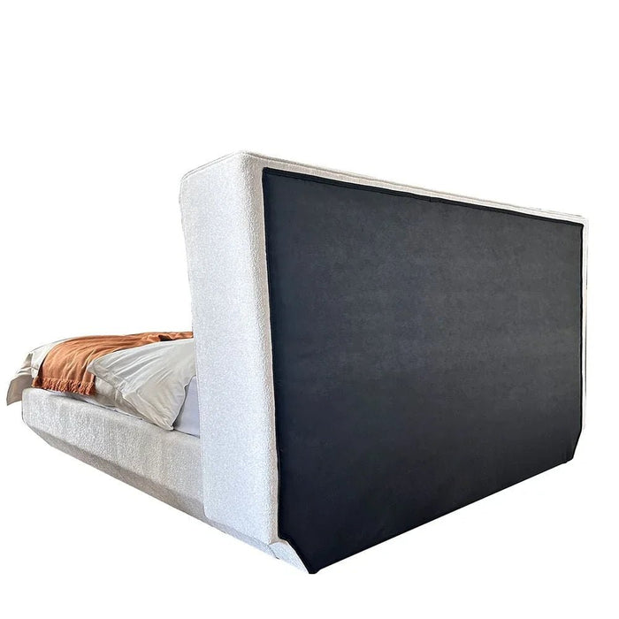 Terakkai 160x200 Upholstered Queen Bed - Beige - With 2-Year Warranty