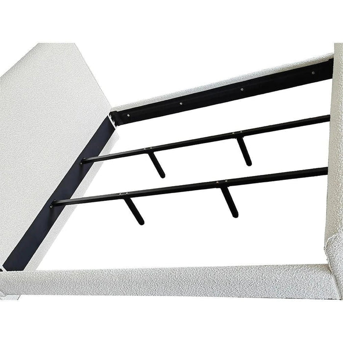 V2 Naples 150X200 Upholstered Queen Bed-Beige
