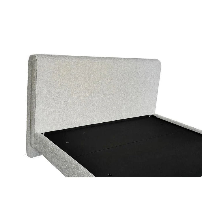 V2 Naples 180X200 Upholstered Queen Bed-Beige