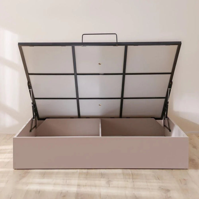 Cardano 150 x 200 Queen Bed with Hydraulic Underbed Storage Ð Beige