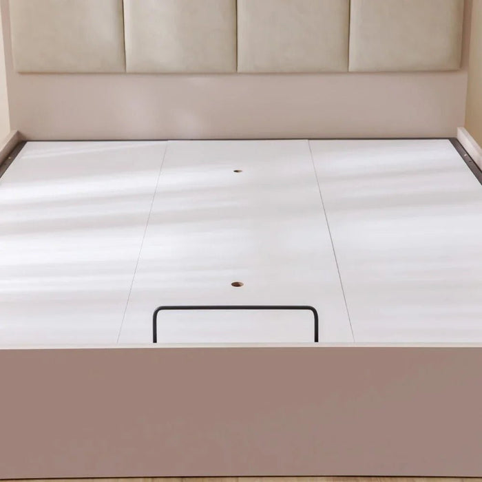 Cardano 150 x 200 Queen Bed with Hydraulic Underbed Storage Ð Beige