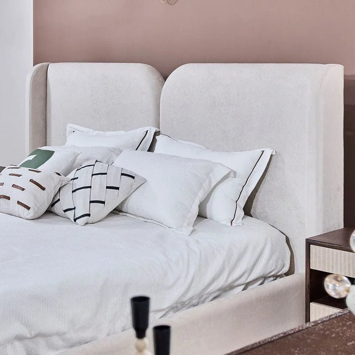 Atlanta 200X200 Upholsterd Super King Bed - Beige
