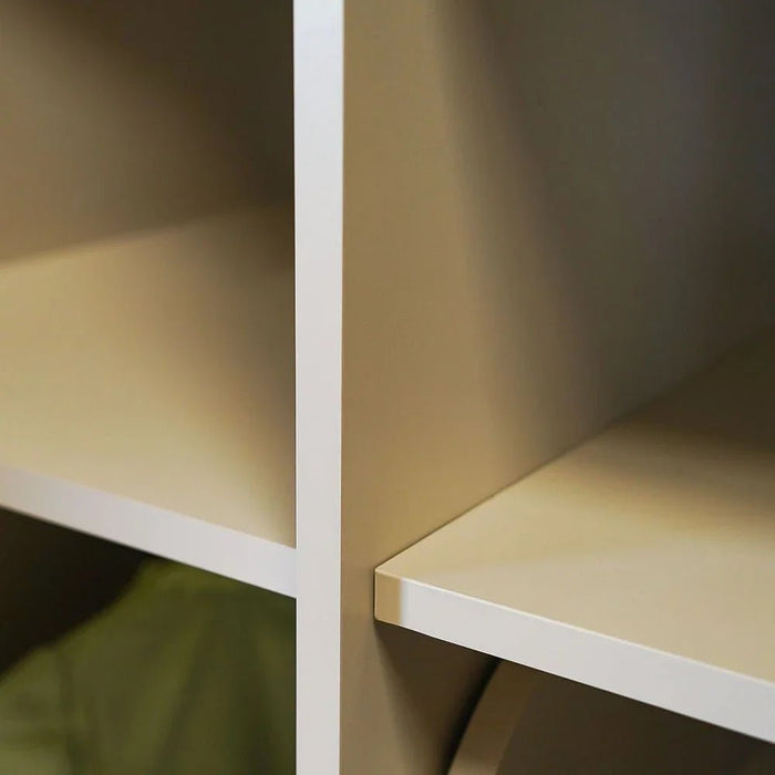 Defne 1-Meter Wardrobe-Cream/Black-With 5-Year Warranty