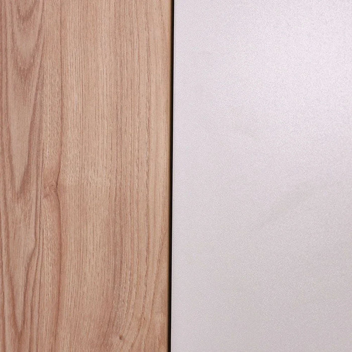 FrazerÊ 6 Door Wardrobe With 2 inner drawers-White/Natural oak