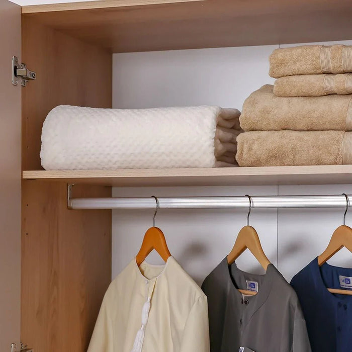 Cardano 4 Door Wardrobe With 2 Mirrors-Natural Oak/Champagne