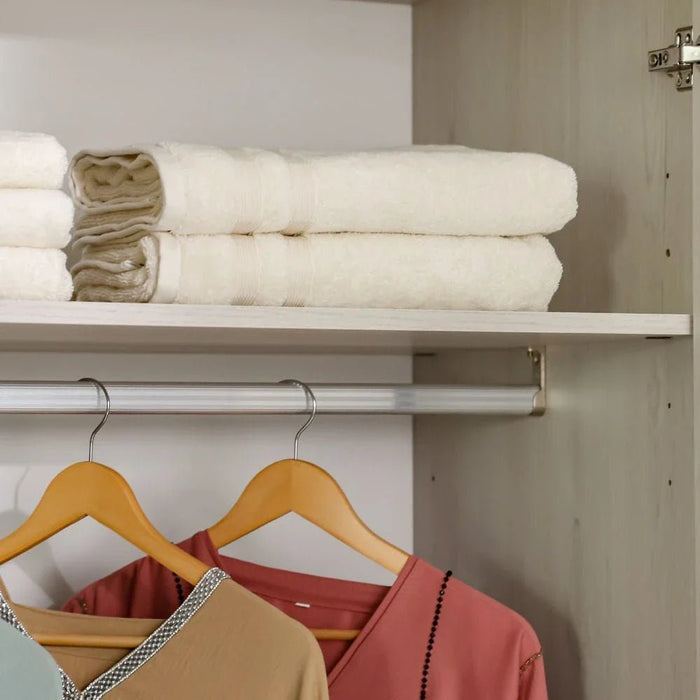 Pletora 4-Door Wardrobe With 2 Mirrors - Grey Oak - With 2-Year Warranty