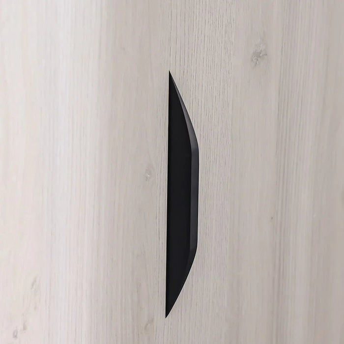 Pletora 3 Door Wardrobe With Mirror Inside-Grey Oak