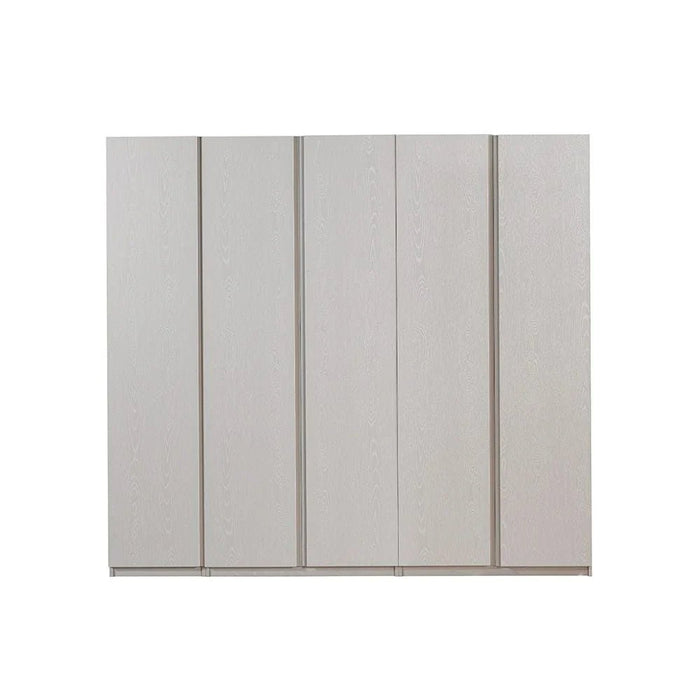 Infinity 1-Door Wardrobe with Hanger-Light Taupe-With 2-Year Warranty
