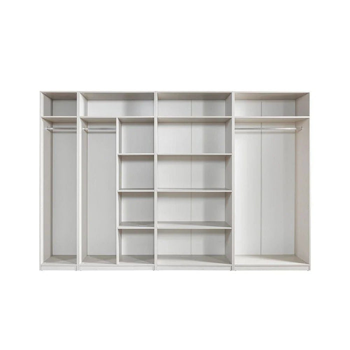 Infinity 1-Door Wardrobe with Hanger-Light Taupe-With 2-Year Warranty