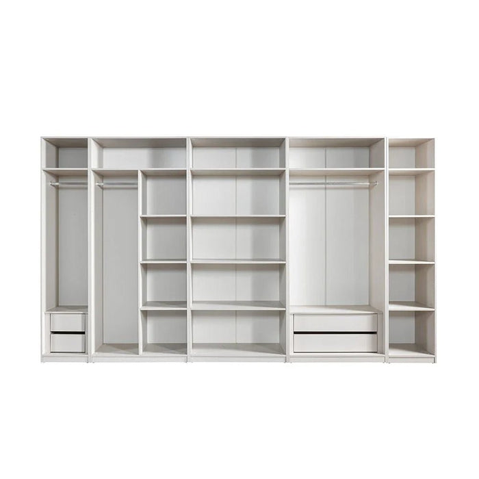 Infinity 1-Door Wardrobe with Hanger-Light Taupe-With 2-Year Warranty