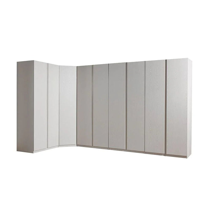 Infinity 1-Door Wardrobe with Hanger-Light Taupe-With 2-Year Warranty
