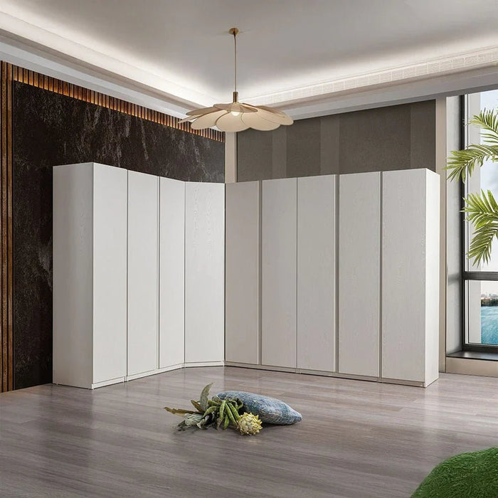 Infinity 1-Door Wardrobe with Hanger-Light Taupe-With 2-Year Warranty