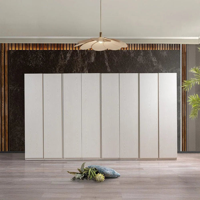 Infinity 1-Door Wardrobe with Hanger-Light Taupe-With 2-Year Warranty