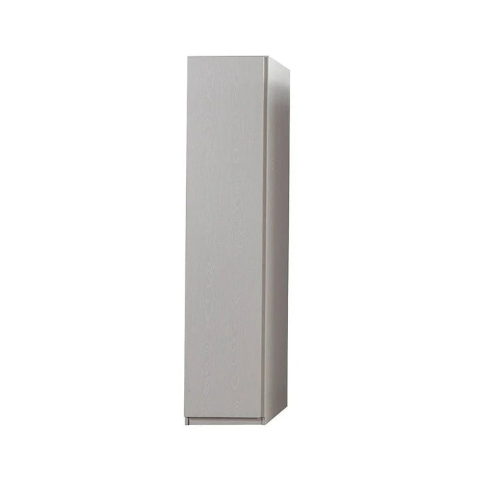 Infinity 1-Door Wardrobe with Hanger-Light Taupe-With 2-Year Warranty