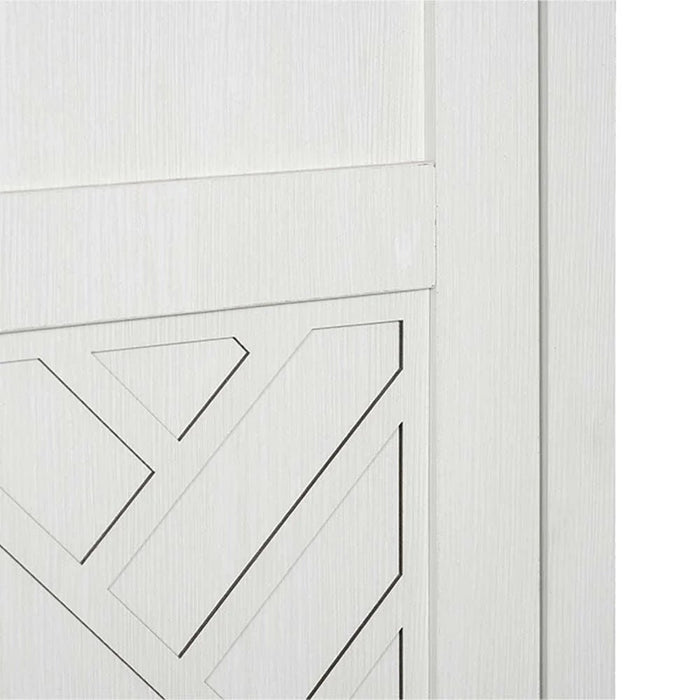 Casablanca 6 Door Wardrobe With 2 Drawers & Mirrors-White Oak