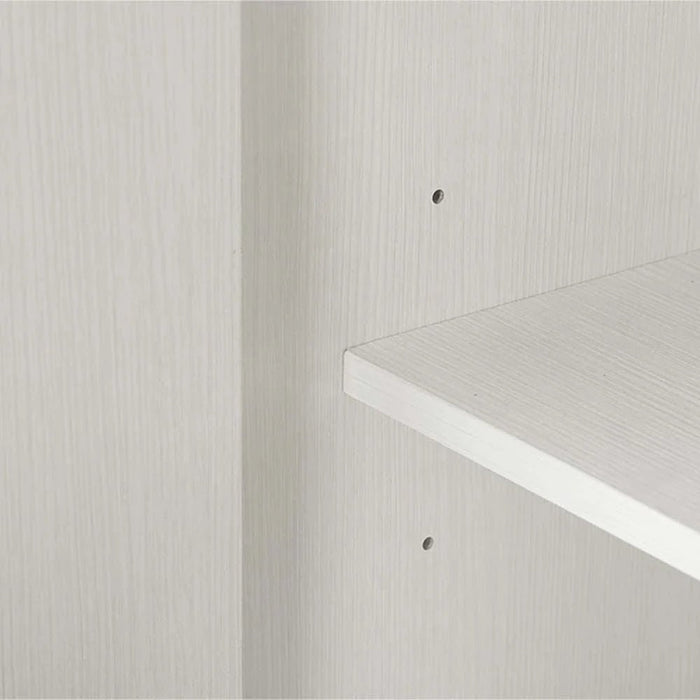 Casablanca 6 Door Wardrobe With 2 Drawers & Mirrors-White Oak