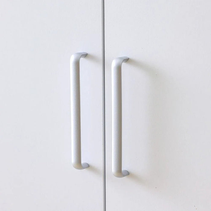 Supreme 5-Door Wardrobe with Mirror-White-With 2-Year Warranty