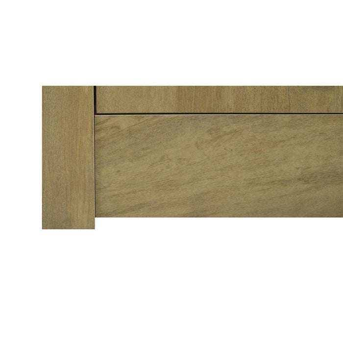 Athens 5-Door Wardrobe with Drawers & Mirror-Light Oak-With 2-Year Warranty