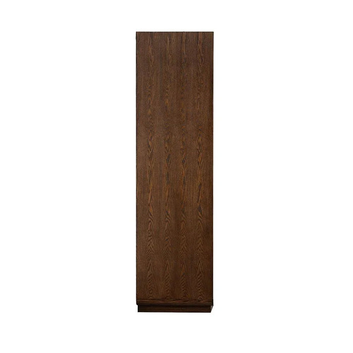 Oboro 6 Door Wardrobe With 2 Mirrors - Walnut/Beige