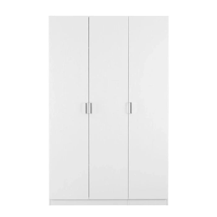 Thomas/New Allano 3 Door Wardrobe With Mirror Inside- White