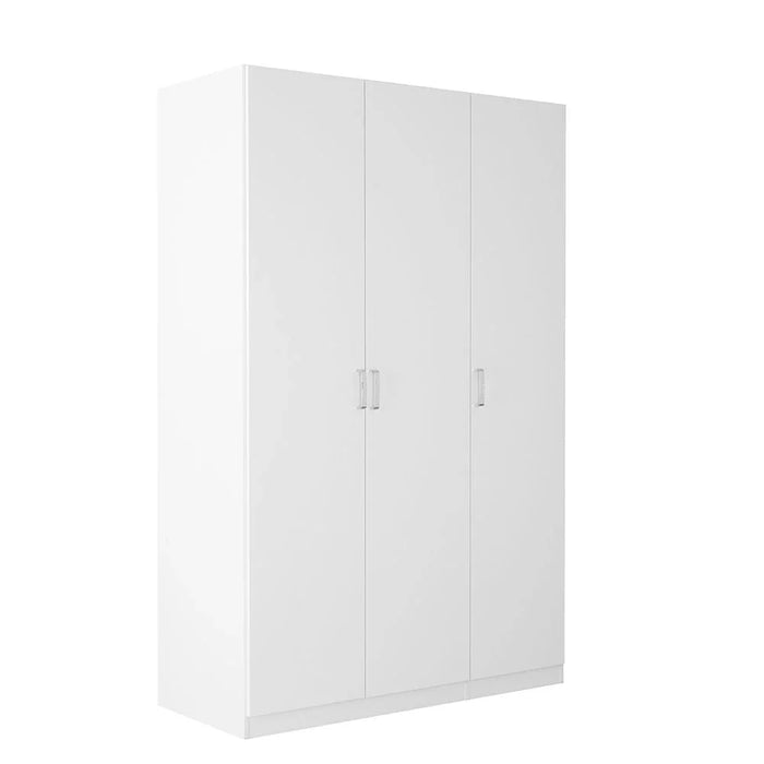 Thomas/New Allano 3 Door Wardrobe With Mirror Inside- White