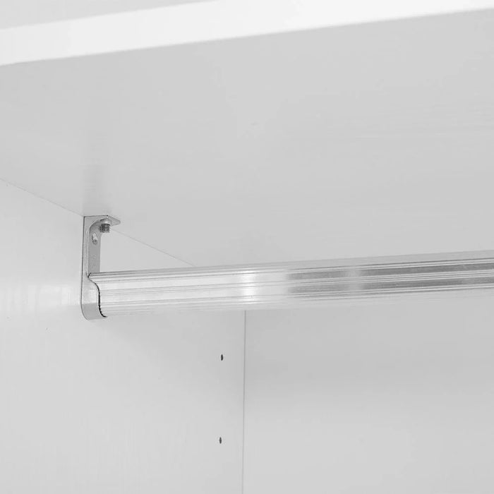 Thomas/New Allano 2 Door Wardrobe With Mirror Inside - White