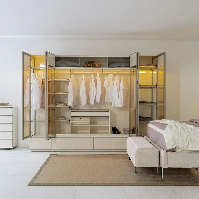 Paris 35Cm Storage Cabinet With Shelves - Beige