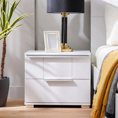Brooklyn Night Stand-White
