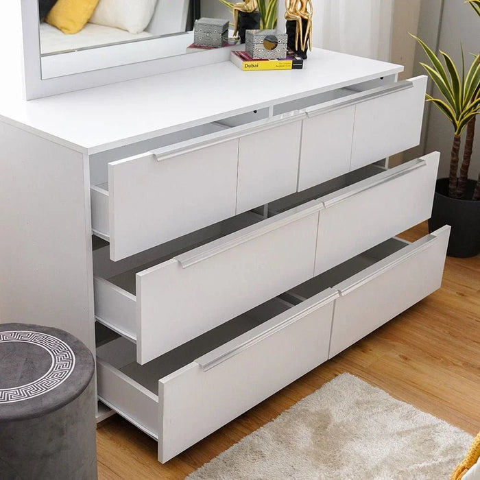 Brooklyn Dresser With Mirror-White