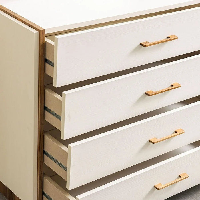 Gordion Dresser with Mirror -Light Cream