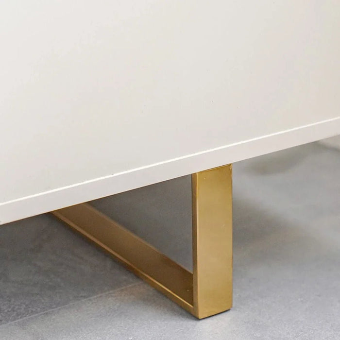 New Poliana Nightstand-Beige-With 2-Year Warranty