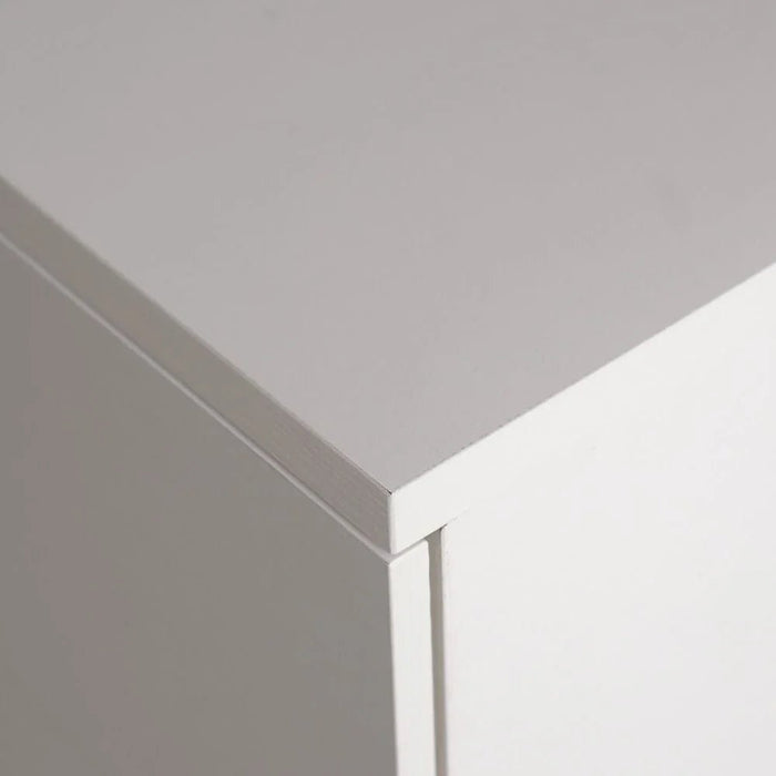 Palomeze Dresser with Mirror-White/Black-With 2-Year Warranty