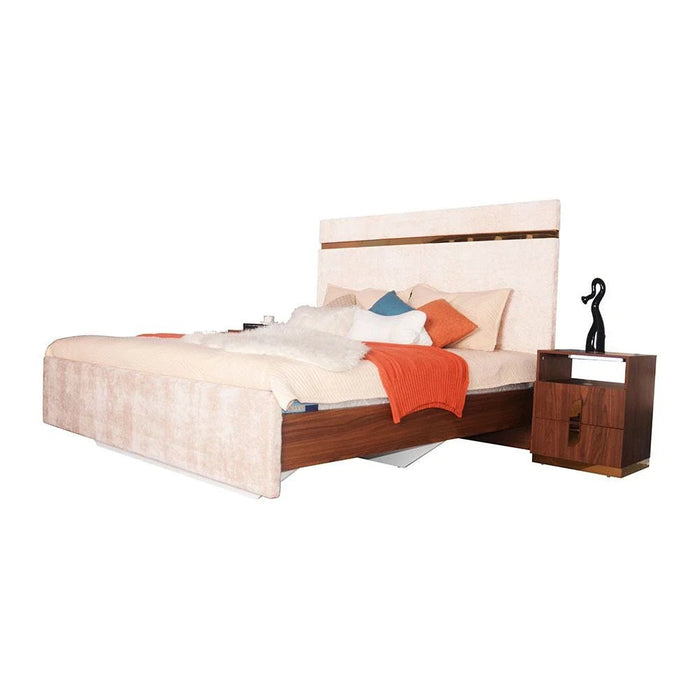 Ronin 180x200 King Bed-Beige/Golden-With 2-Year Warranty