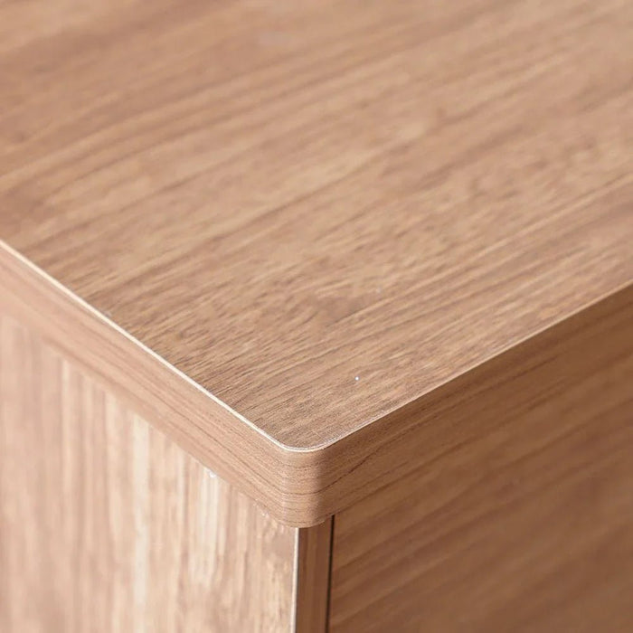 Zirco 6-Drawer Dresser with Mirror-Brown Oak-With 2-Year Warranty
