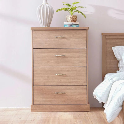 Zirco Chest ofæ4 Drawers -æBrown Oak-With 2-Year Warranty