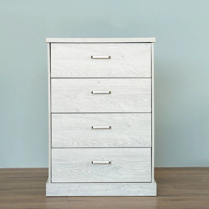 Zirco Chest ofÊ4 Drawers-White Oak-With 2-Year Warranty