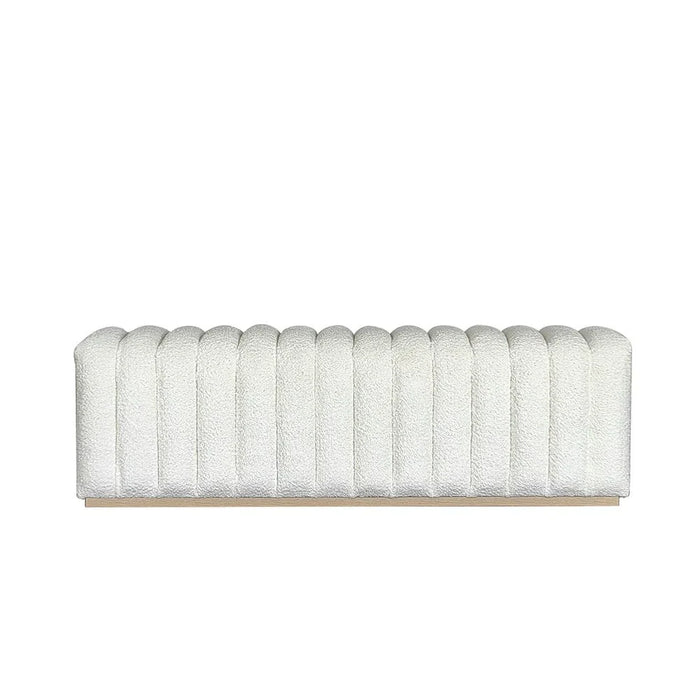 Brita Bed Bench - Off White/Beige - With 2-Year Warranty