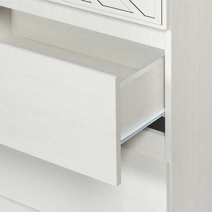 Casablanca Chest Of 5 Drawers-White Oak