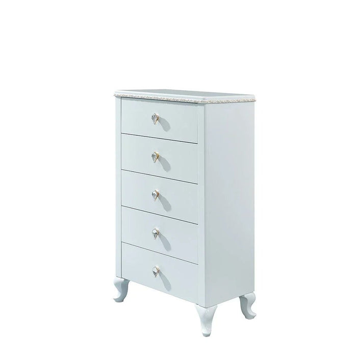Bluebell Chest of 5 Drawers - Light Blue - With 2-Year Warranty