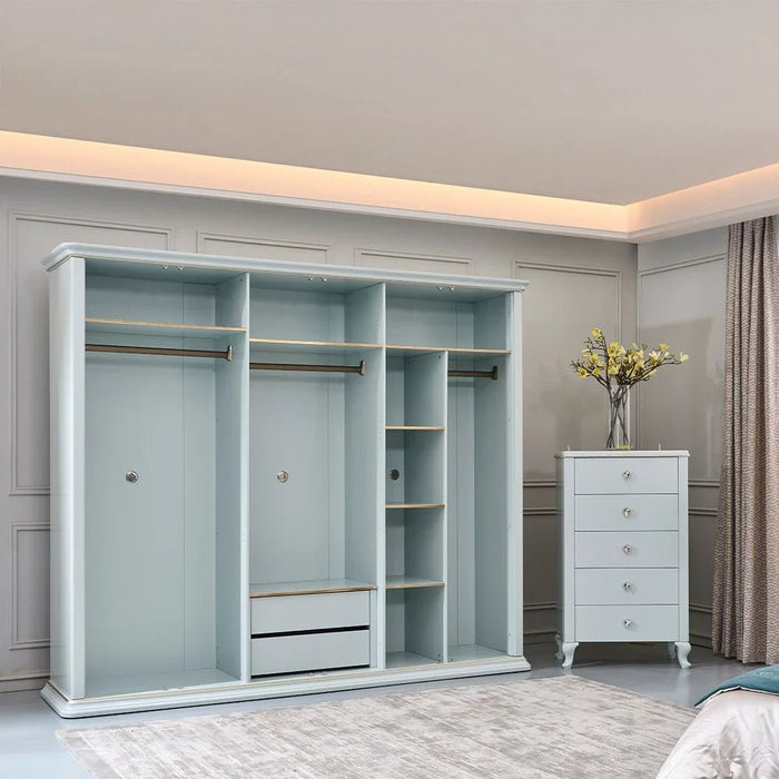 Bluebell Chest of 5 Drawers - Light Blue - With 2-Year Warranty