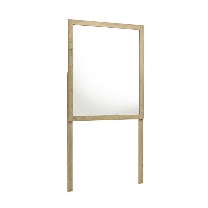 Kelly Mirror for Dressers-White Ash+Sonoma Oak