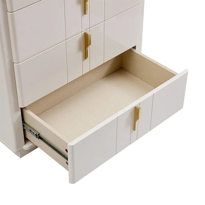 Lintell Chest Of 5 Drawer-Cream