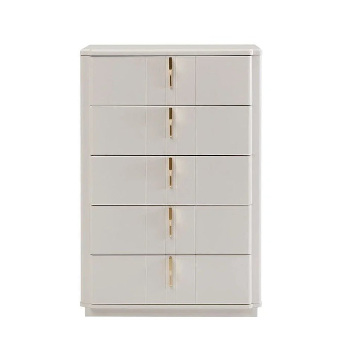 Lintell Chest Of 5 Drawer-Cream