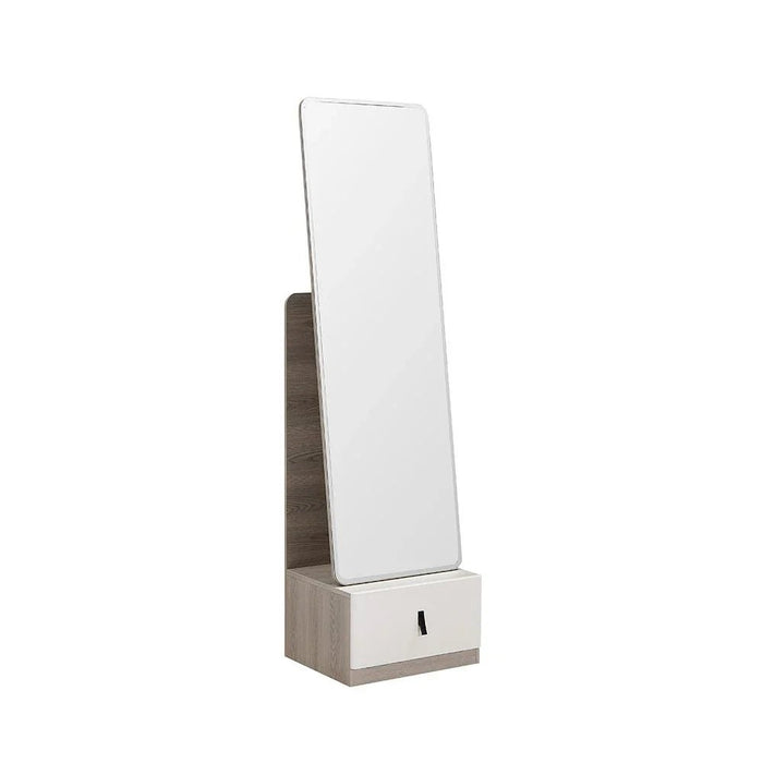 Trevor Long Standing Mirror - Beige/L. Grey