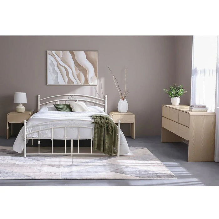 Cassie 6-Drawer Wide Dressing Cabinet - Natural/Ashwood - With 2-Year Warranty