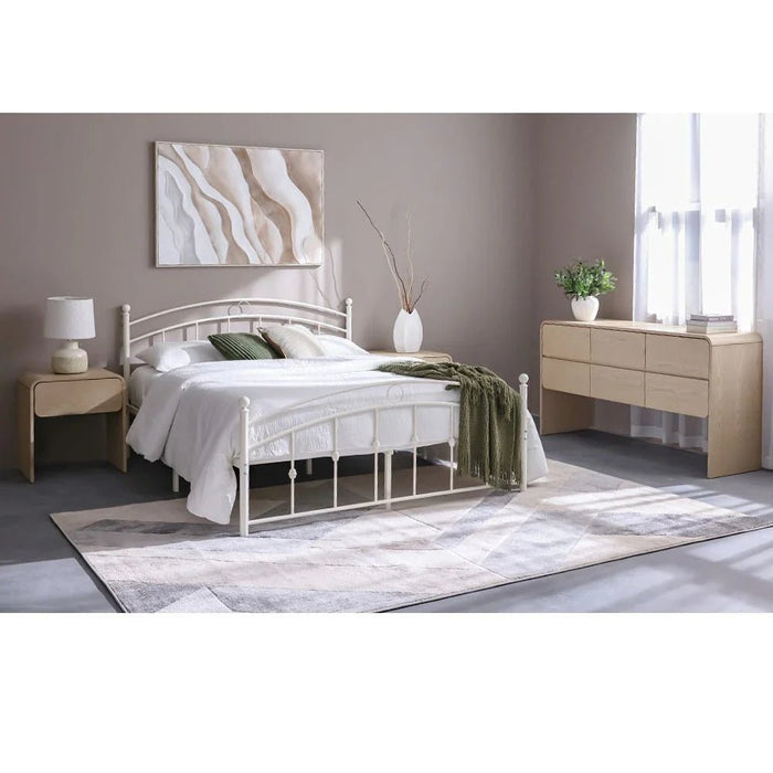 Cassie 6-Drawer Wide Dressing Cabinet - Natural/Ashwood - With 2-Year Warranty